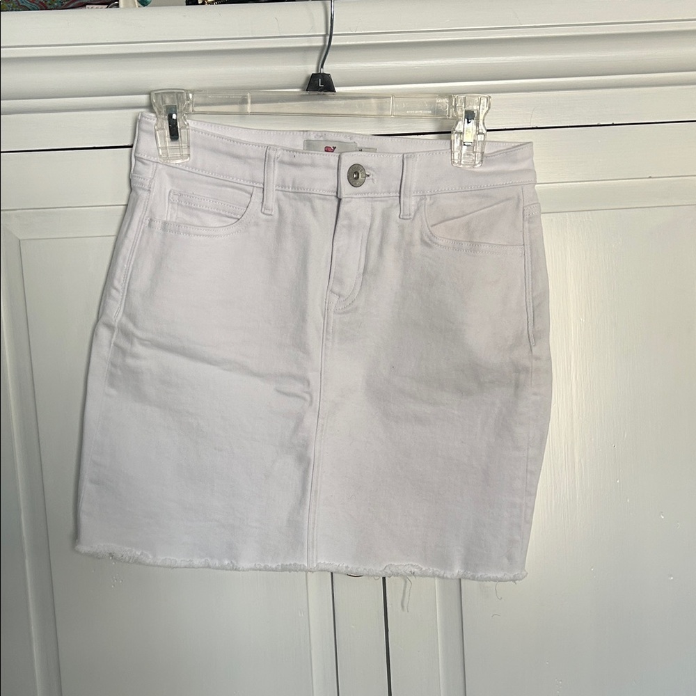 Vineyard Vines White Mini Skirt